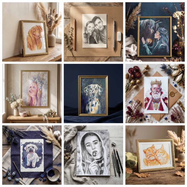 Personalisierte Portraits nach Foto
